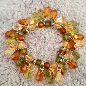 《 Earth Tone Charm Bracelet 》